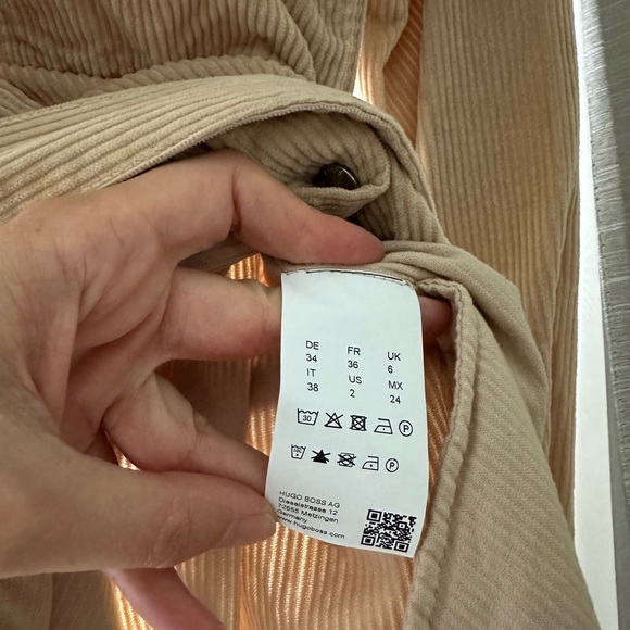 Dress HUGO BOSS, new, color beige - Picture 3 of 4